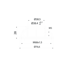 Curved Base with Cover for 38.1mm Tube SKU 1394035112SA Herralum
