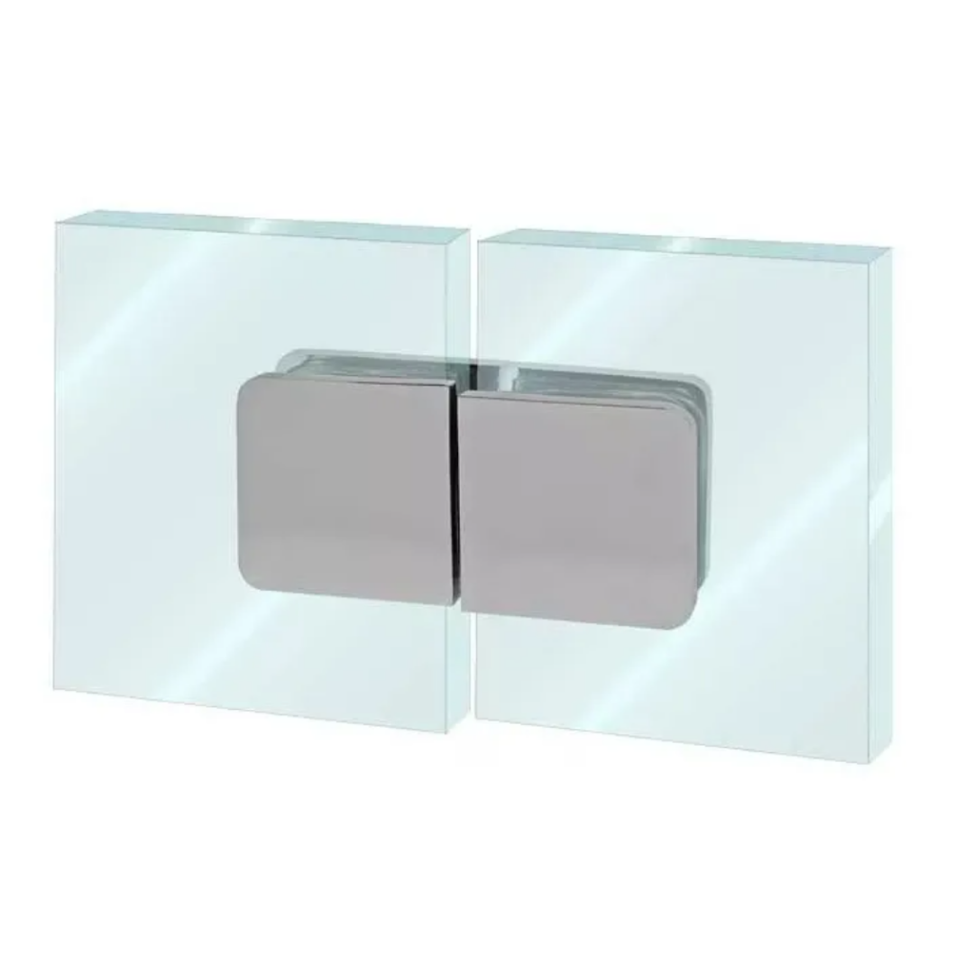 180º Square Glass-Glass Connector from 8 to 13.5mm SKU 1394055 Herralum