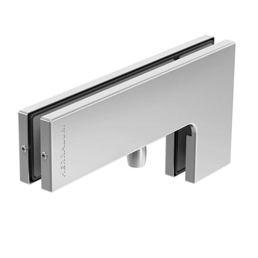 Herraje Superior Tipo “L” Línea Tapalpa Para Puerta de Cristal Templado herralum