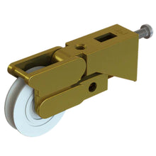 Carretilla Ajustable Con Balero De Nylon Importado 1 1/2” Con Tornillo Herralum