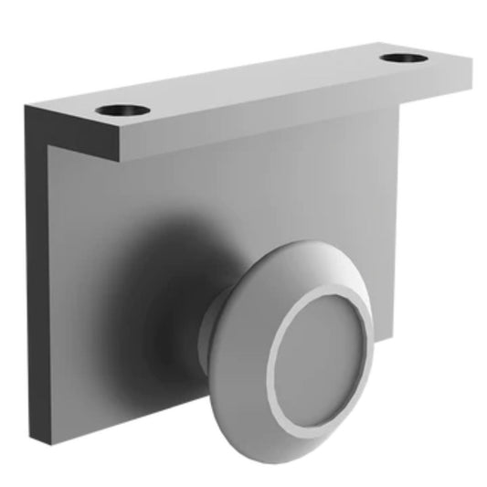 Carretilla Para Cancel De Baño Con Perfil Alto y Balero Importado ó Rodaja Oval De Nylon Herralum