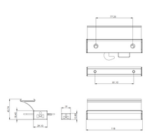 Economical Inter Plate Handle SKU 2020 
