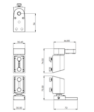 High Security American Type Offset Pivot SKU 2178
