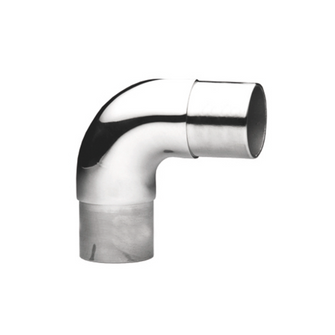 Stainless Steel 90º Round Elbow For 38.1mm and 50.8mm Tube SKU 13800041 and 13800042
