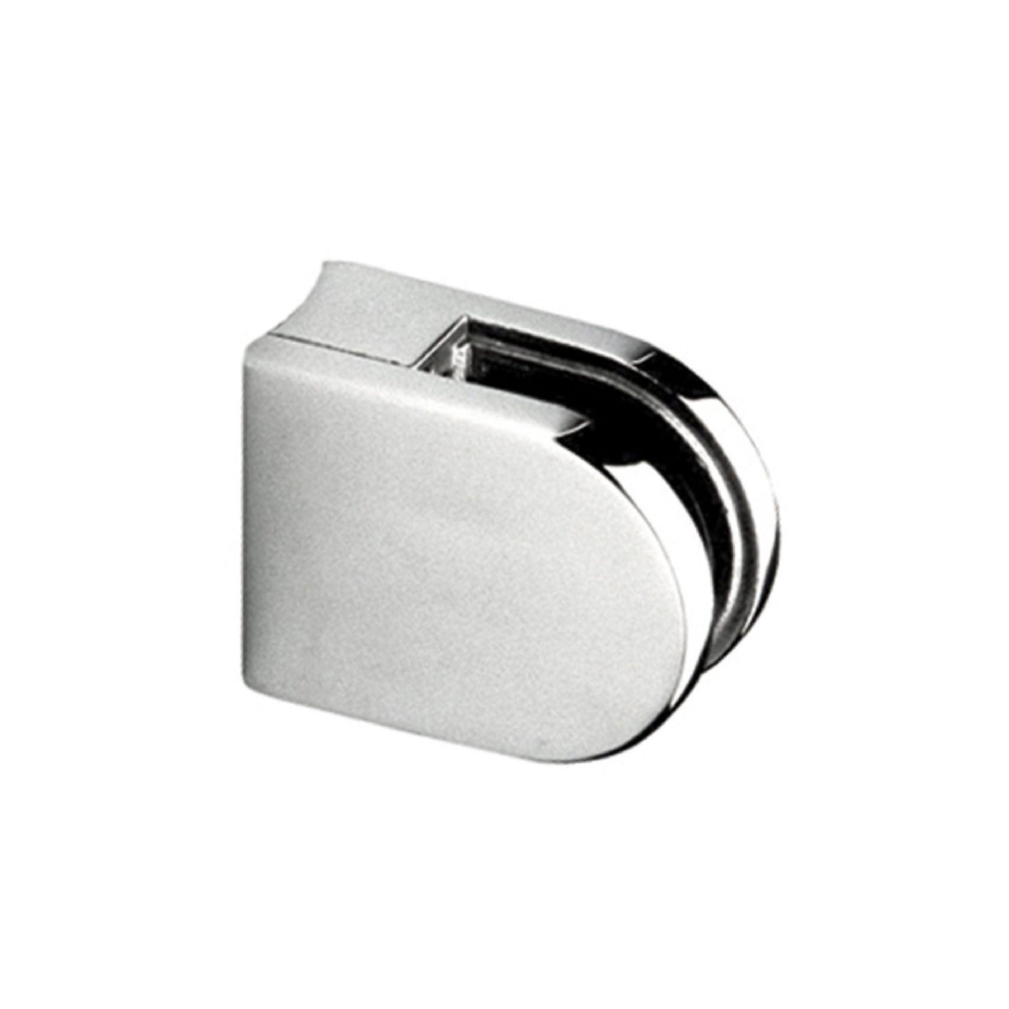 Conector Grapa De Tubo a Vidrio Base Curva herralum