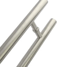 Jaladera interior y exterior para puerta principal tipo H 1 ¼" HERRALUM 2229050SA