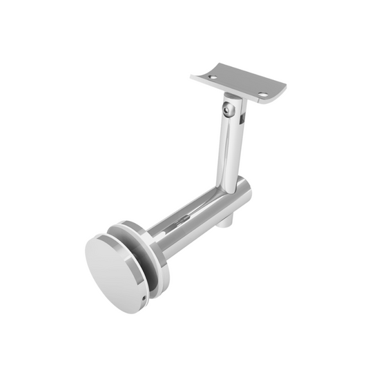 Conector a Vidrio y Tubo Pasamanos en Barandal de Cristal