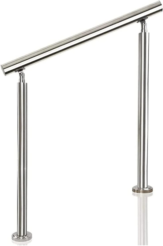 Barandal Con Tubo Pasamanos 2" Herralum Para Superficies Inclinadas o rectas