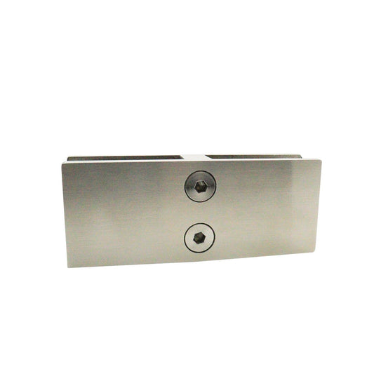 Conector Cuadrado a 180º Vidrio-Vidrio de 8 a 13.5mm Herralum