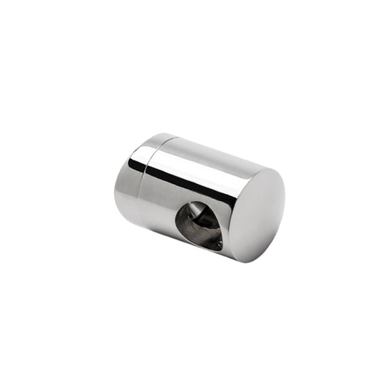 Conector a Poste de Acero Inoxidable Base Curva