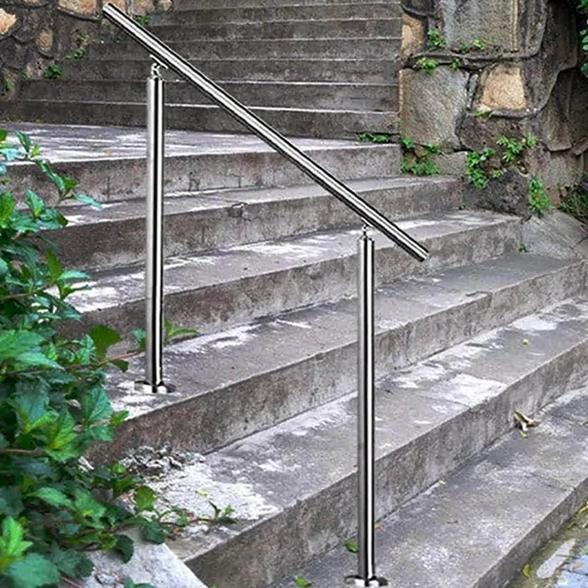 Barandal Con Tubo Pasamanos 2" Herralum Para Superficies Inclinadas o rectas