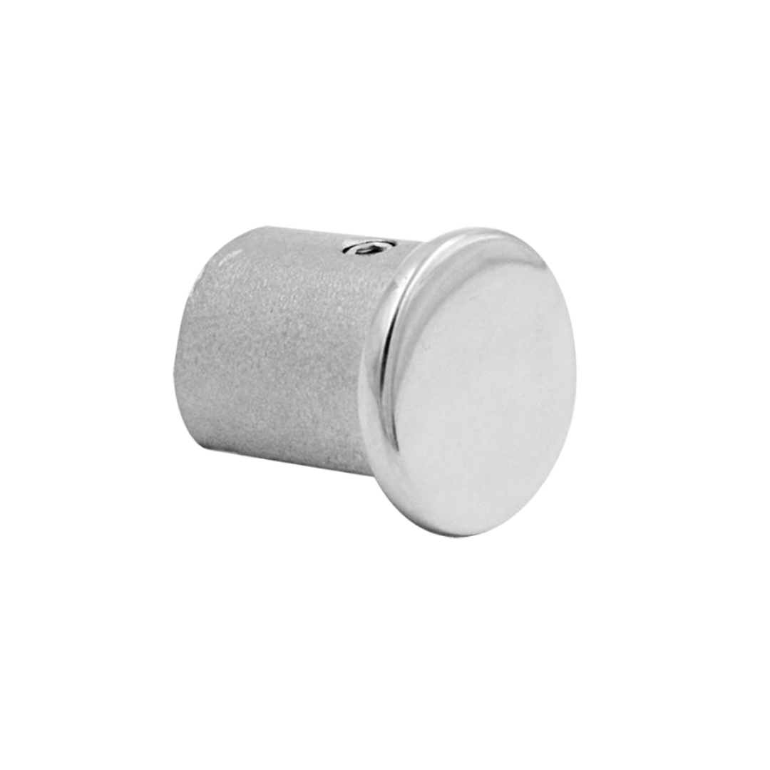 Curved End Cap For 1/2" Tube SKU 1393005SA Herralum