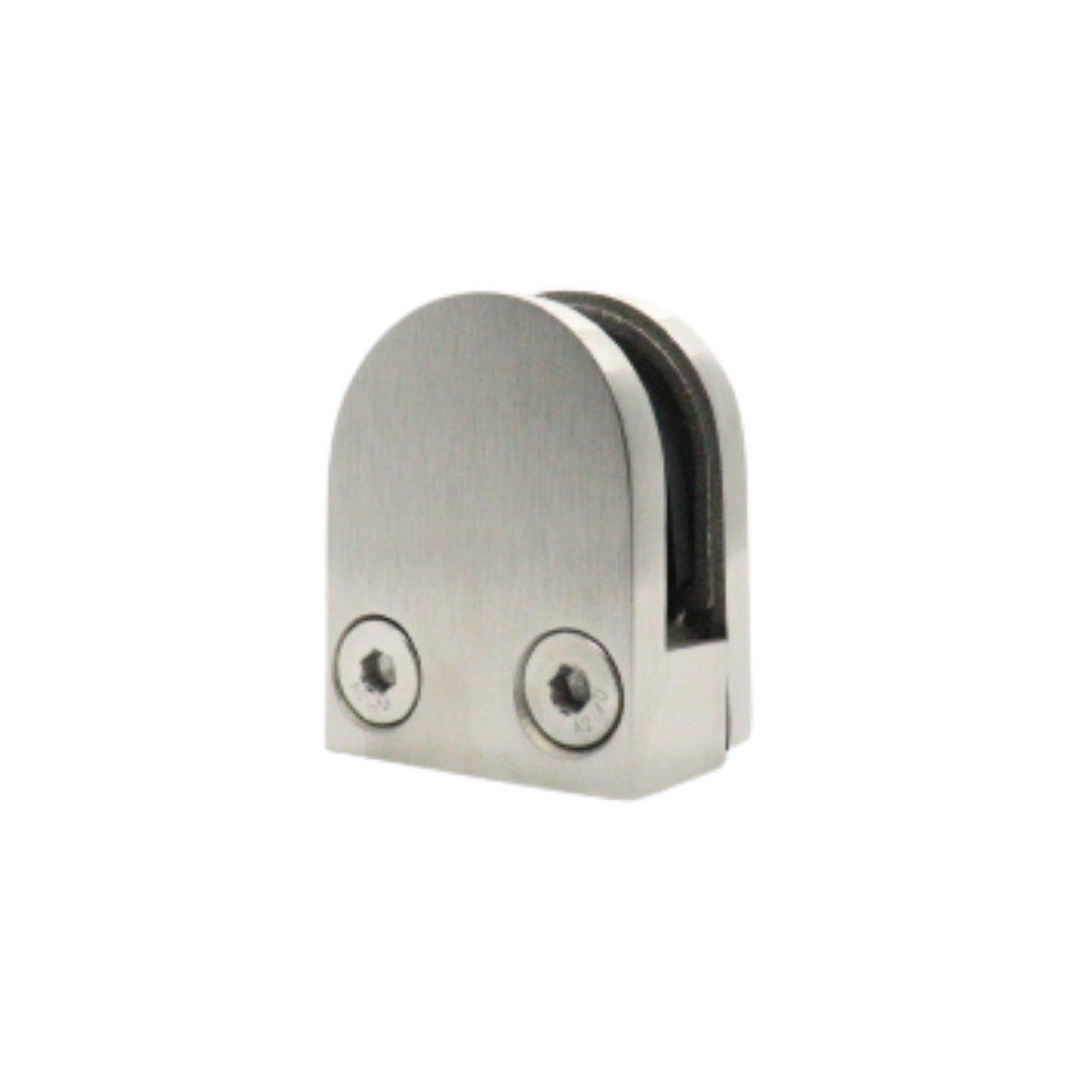 Conector Grapa Base Plana Para Vidrio de 8 a 10mm herralum