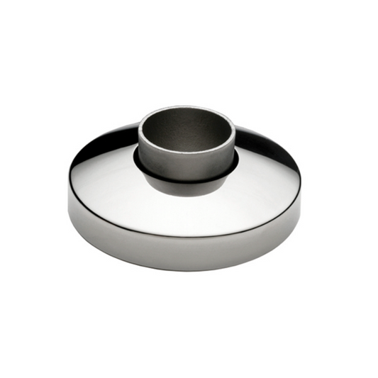 Base con Tapa Piso-Muro a Tubo de 38.1mm Para Barandales Herralum