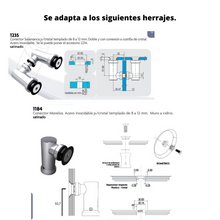 Adaptador Para Pipeta Conector Morelos Tornillo a 50mm de largo y barreno de 14mm sin Avellanar Herralum