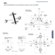 Araña Baby Merida con Porta Costillas de 2 Patas Herralum
