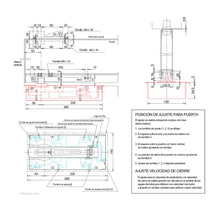Bisagra Hidráulica De Piso S202 YKS Para Puerta hasta 130kg SKU 1003 Ryobi RYOBI 100300000