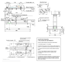 Hydraulic Floor Hinge Model S203n For Doors up to 180kg SKU 1005 Ryobi 