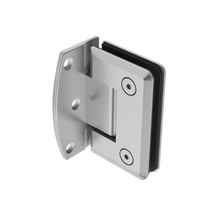 Bisagra con Base Desfasada Muro a Vidrio a 90º Para Cristal Templado de 8 a 12mm Herralum