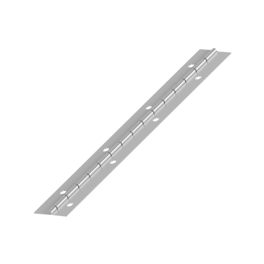 Bisagra de Aluminio Tipo Piano de 1.90m de Largo y 1" de Ancho Herralum