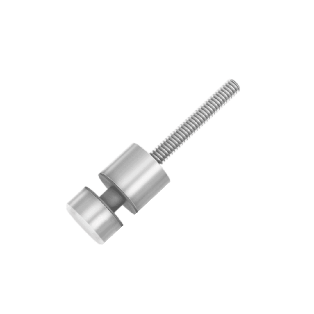 Boton Ajustable Para Fijacion Muro-Vidrio con Rosca de 10mm Herralum