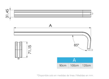 San José del Cabo Cane Bar Finish with Vinyl Profile SKU 2081 Herralum