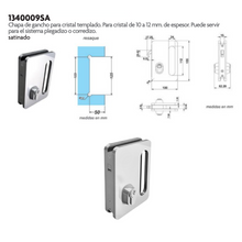 Hook Plate For Acapulco System I and II SKU 1340 Herralum