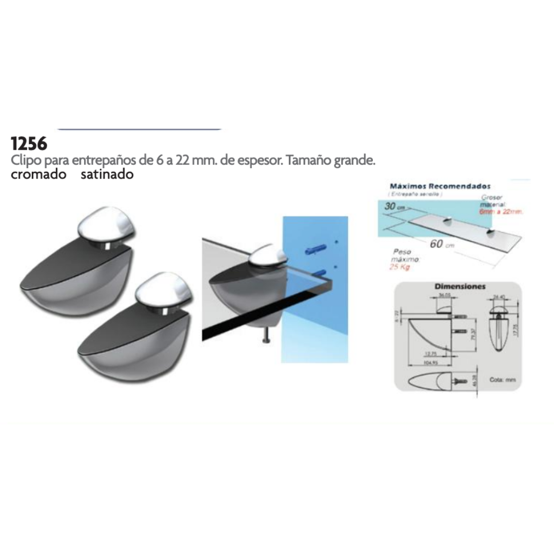 Large Perula Tip Clip For Shelf SKU 1256