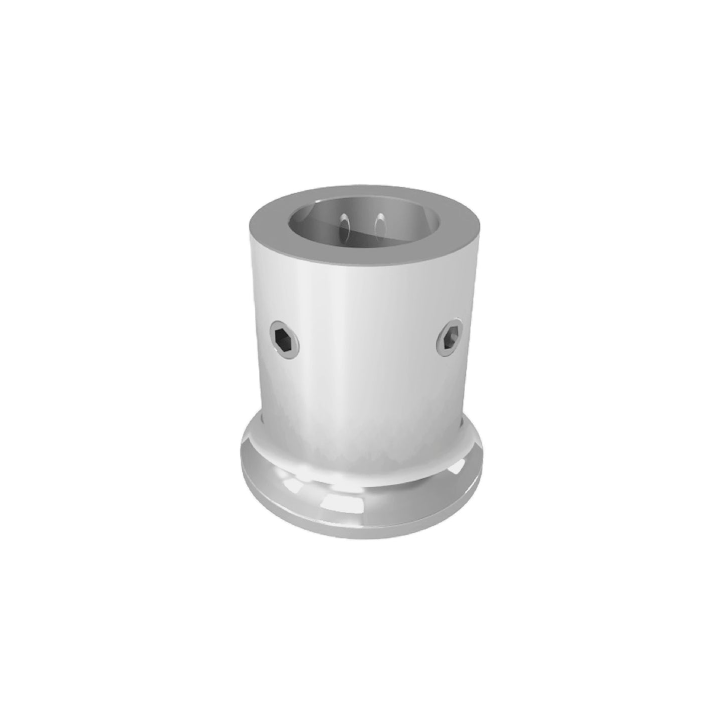 Conector Muro a Tubo con Base Recta herralum