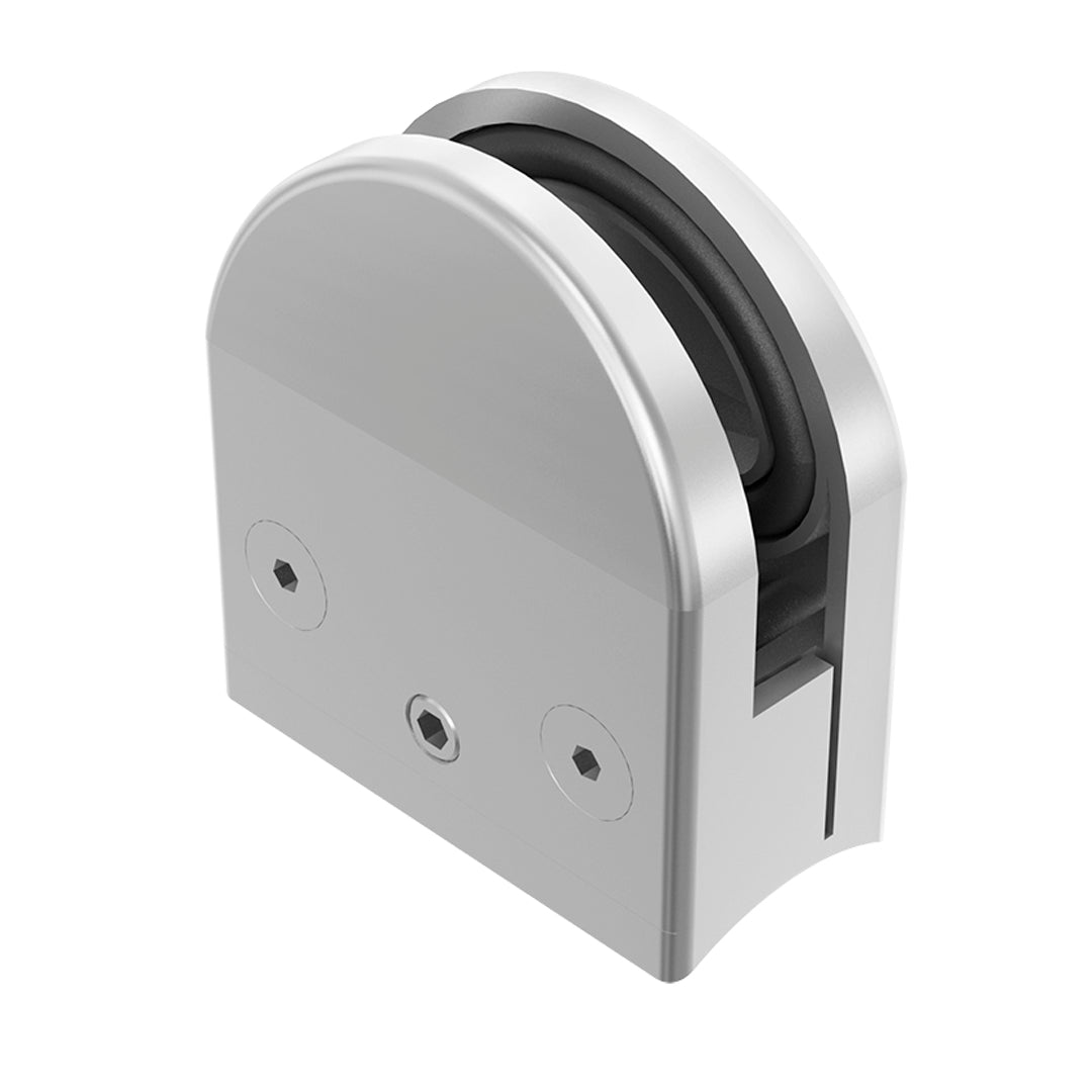 Conector Grapa Para Barandal Con Base Curva Herralum