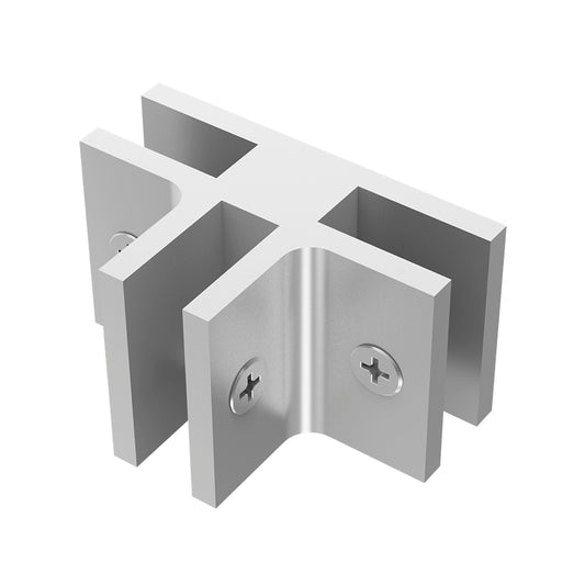 Conector Tipo "T" Vidrio a Vidrio herralum