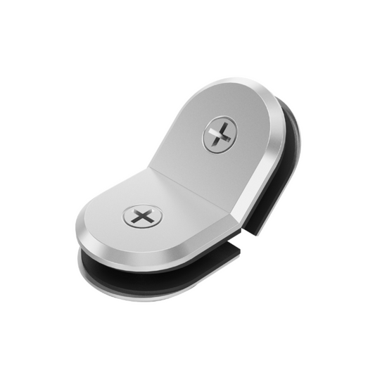 Conector Curvo VIdrio a VIdrio a 135