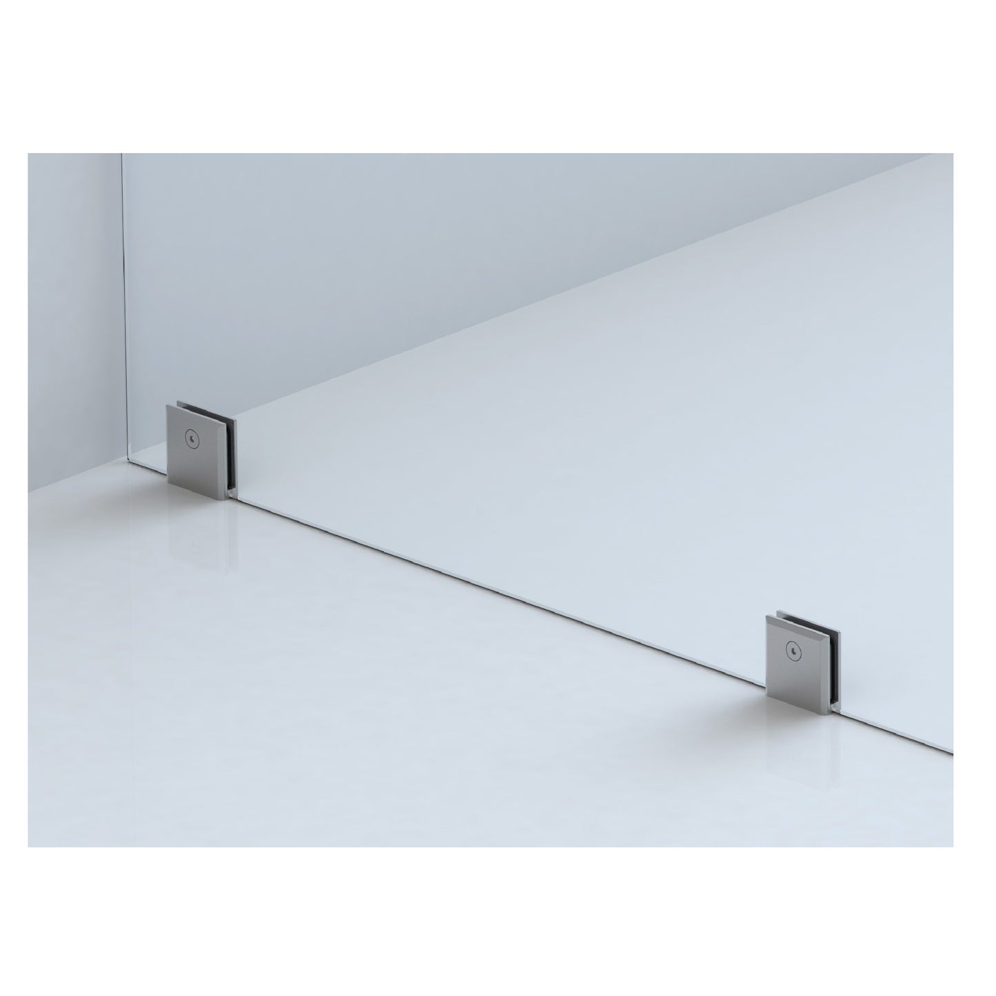Conector de 2” Para Fijos de Cristal Templado