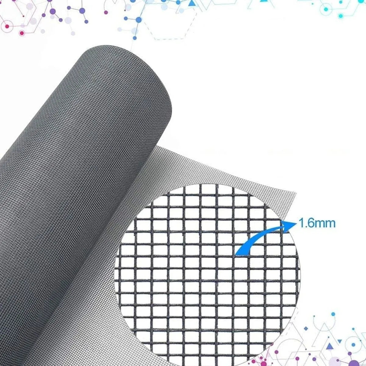 Roll of 10 meters of Herralum 1428 Fiberglass Mosquito Net Fabric
