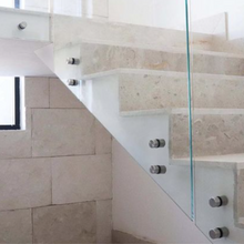 Herraje de Fijación Muro a Vidrio Tipo Chapeton Herralum Para Barandal De Cristal