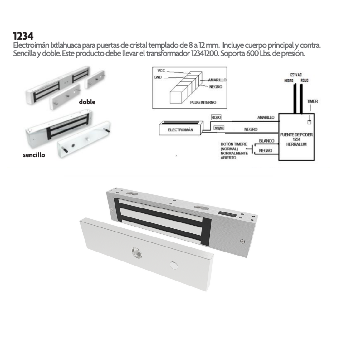 Ixtlahuaca Simple Electromagnet or Electric Sheet SKU 1234SEN