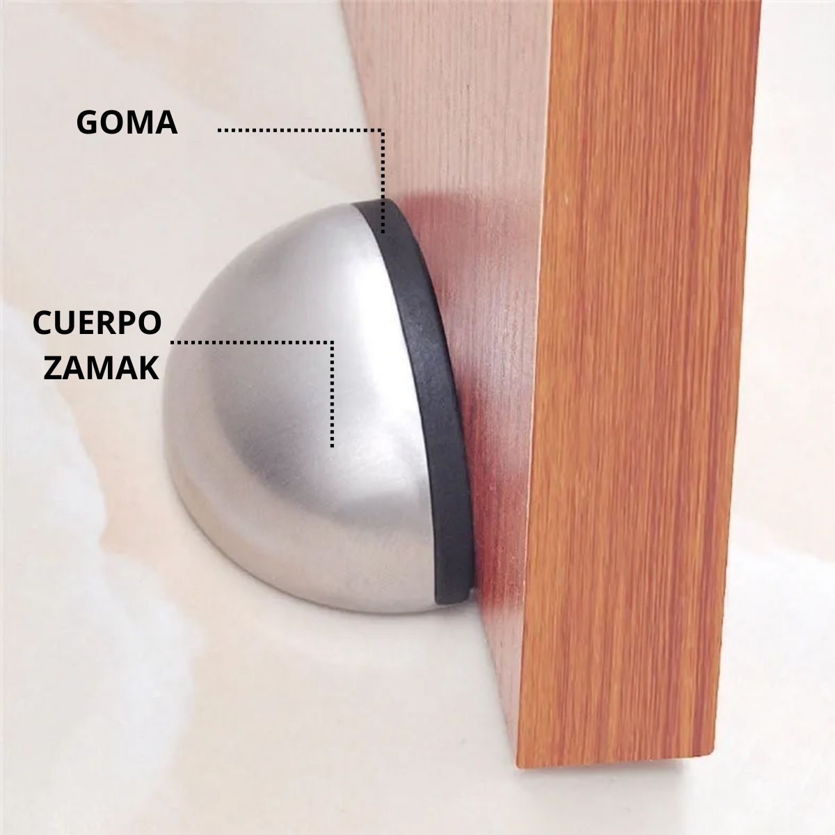 Half Moon Door Stop Herralum