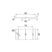 Straight Upper Ceiling Clamp SKU 1200000GR