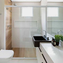 Herrajes Para Cancel Para Baño Doble Corredizo Modelo Rio bravo Herralum HERRALUM 1301185150CH