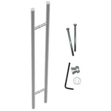 Jaladera interior y exterior para puerta principal tipo H 1 ¼" HERRALUM 2229050SA