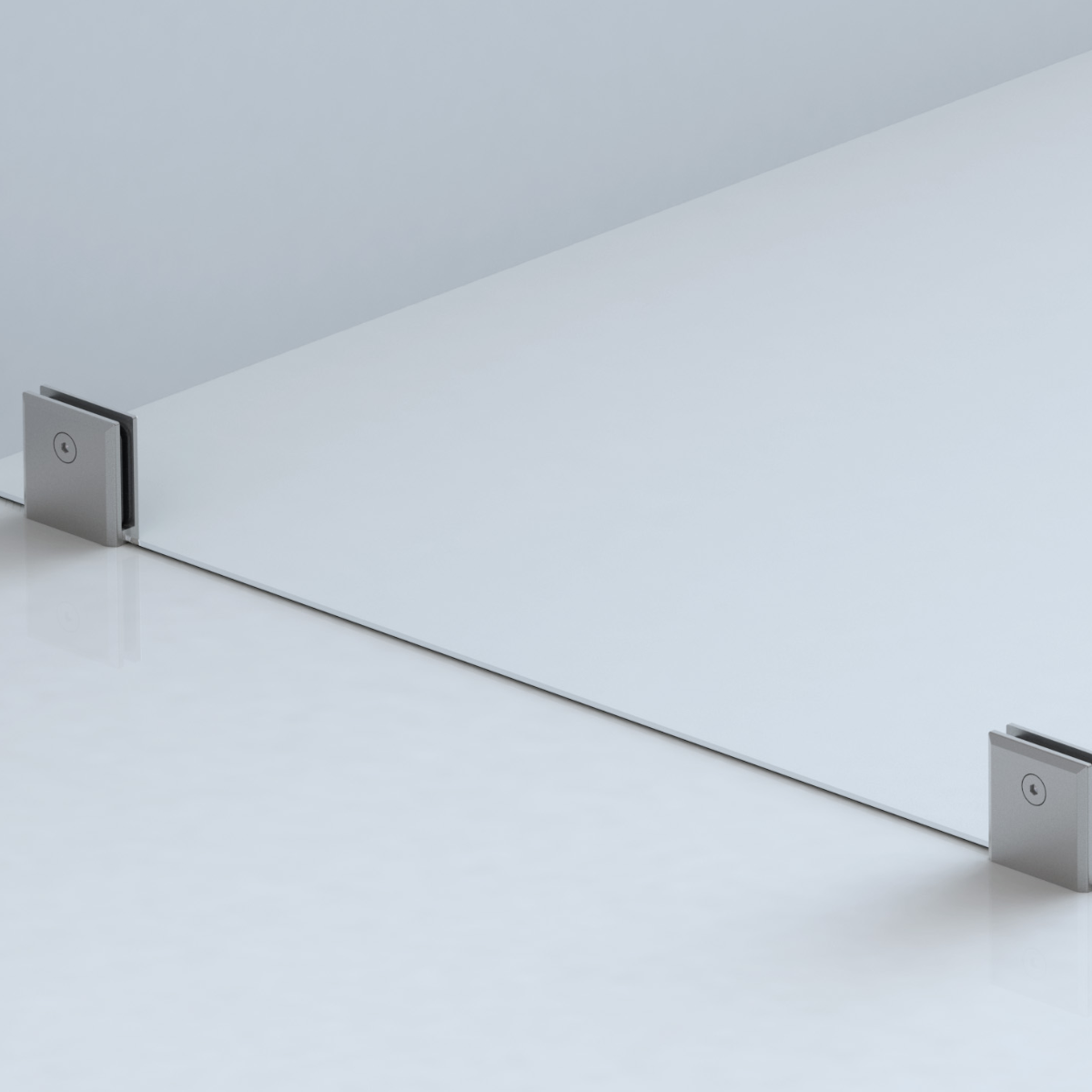 Connector with Medium Base Wall to Glass from 6 to 10mm SKU 1273
