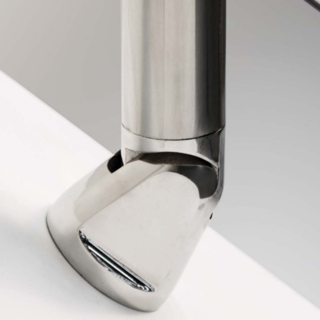 Base de Acero Inoxidable Suelo-Pared Ajustable Herralum