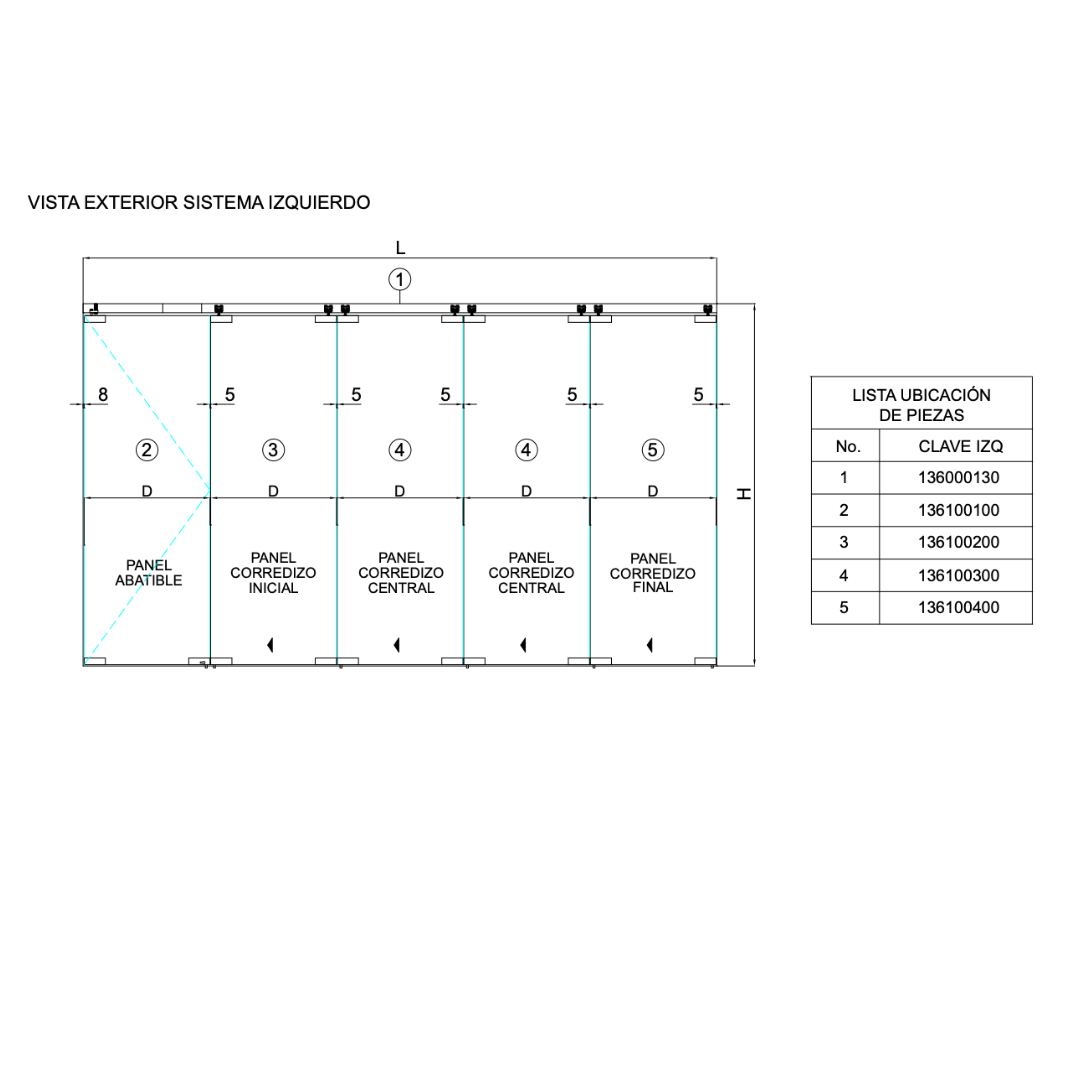 Sistema Ciudad de México II herralum
