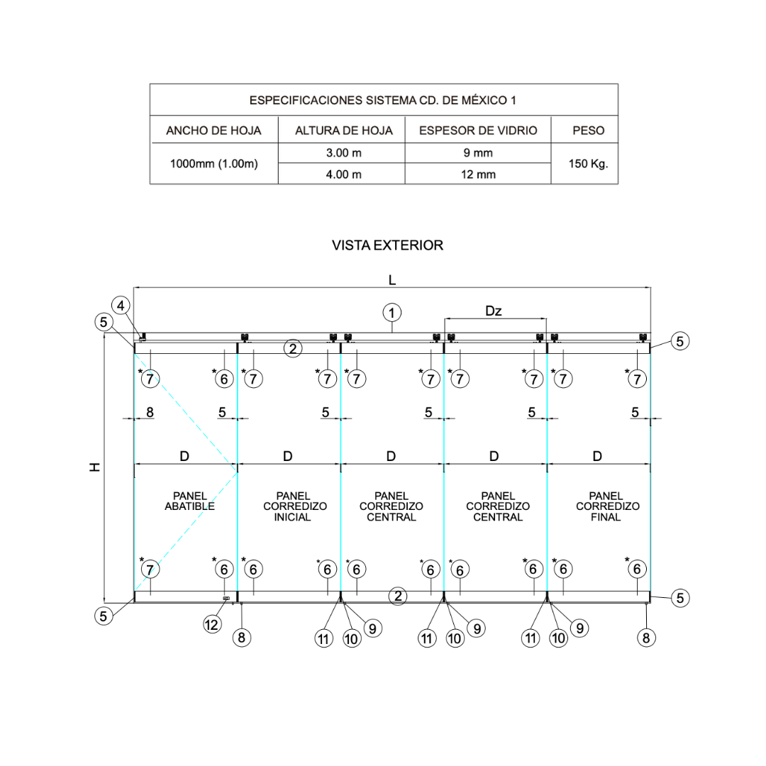 Sistema Ciudad de México I herralum