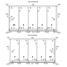 Sistema Corredizo Teléscopico Ticla herralum (Contacta a tu asesor)