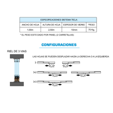 Sistema Corredizo Teléscopico Ticla herralum (Contacta a tu asesor)