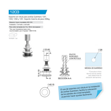 Support With Ball Joint For Queretaro Spiders SKU 1203