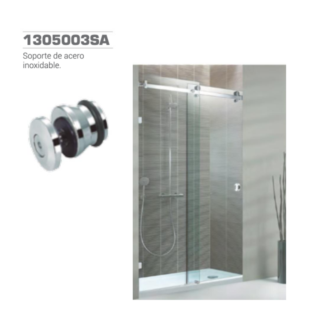 Soporte Para Cancel de Baño Bacalar herralum