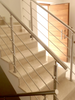 Railing with handrail and tube of average 1.80 meters