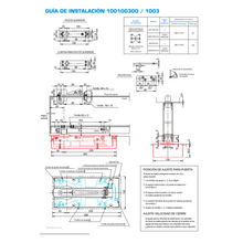 Ryobi S202N Floor Hinge, Double Valve to Regulate Closing Speed ​​and Pressure SKU 1004 Ryobi